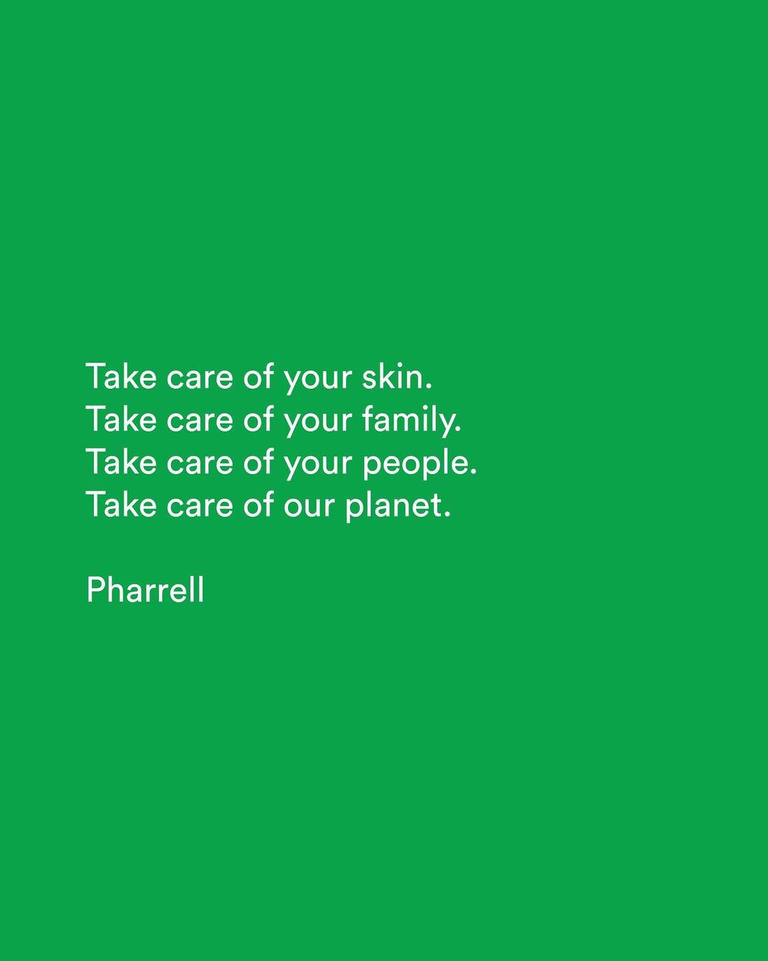 Quote on green background